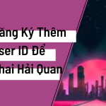 Hướng Dẫn Đăng Ký Thêm User ID Để Khai Hải Quan