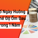 Số ngày hưởng chế độ ốm đau tối đa trong một năm là bao nhiêu?