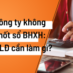 Công ty không chốt sổ BHXH: Người lao động cần làm gì?